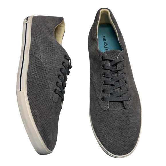 Seavees Hermosa Sneaker Stitchfix Suede Grey Mens Shoes Size 13 casual preppy - Picture 1 of 14